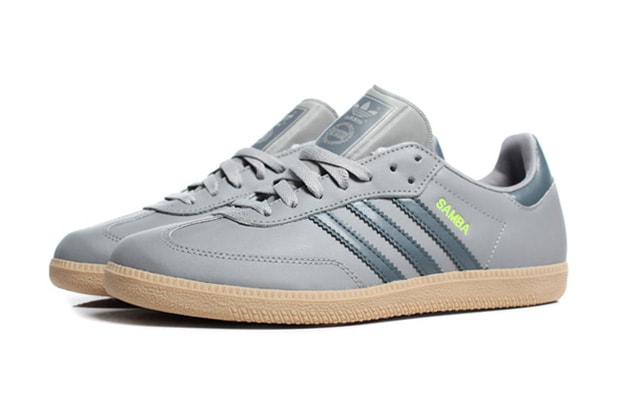 adidas samba grey and white