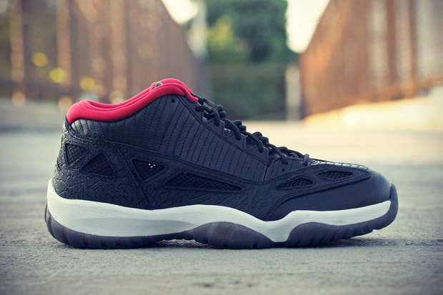 Air Jordan 11 Retro Low Black/Varsity Red | Hypebeast