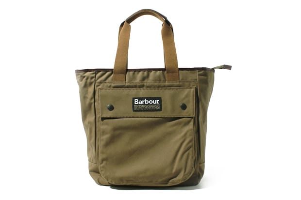 Barbour tote hot sale bag gold