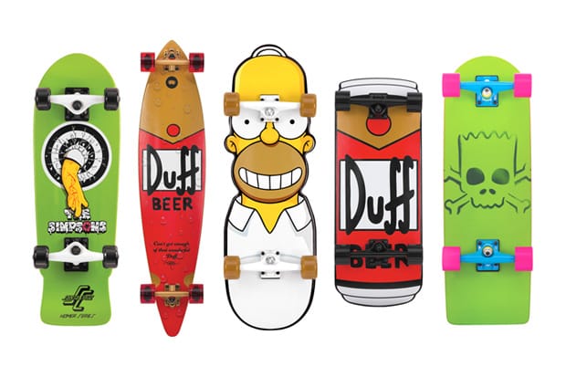 The Simpsons x Santa Cruz Cruzers Hypebeast