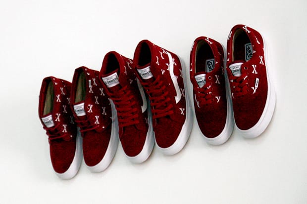 Vans x clearance wtaps burgundy