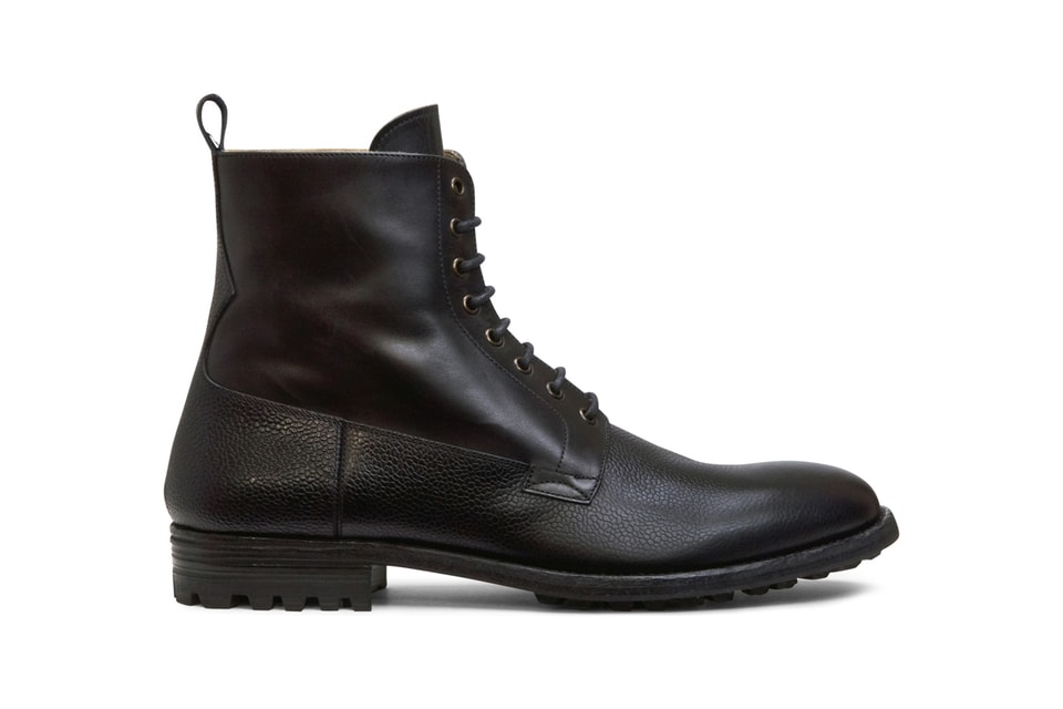 2 tone leather boots