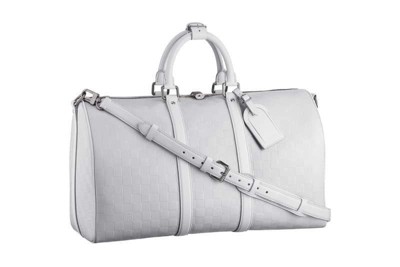 lv checkered duffle bag