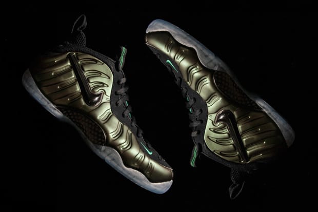 nike foamposite pro pine green