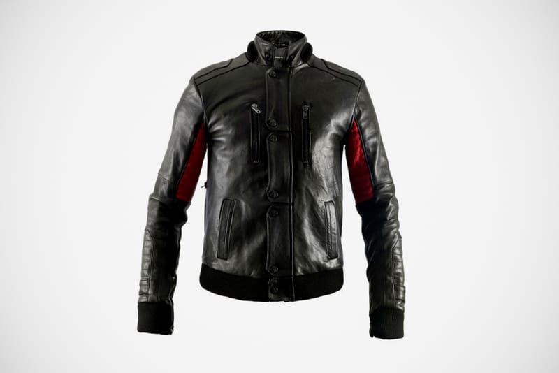 Kid cudi clearance red leather jacket