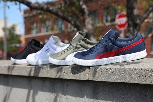 Puma clyde undefeated blue hotsell