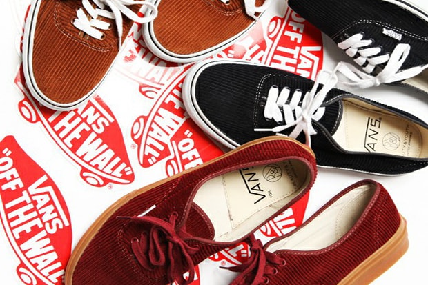 Beauty & Youth x Vans Authentic Cord Pack | Hypebeast