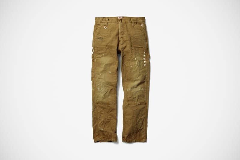 uniform experiment x Carhartt DAMAGED DOUBLE FRONT LOGGER PANT