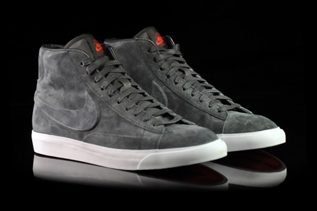 womens grey nike blazers