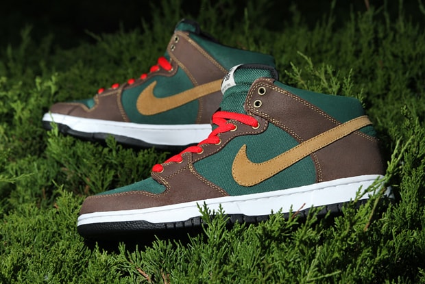 Nike Sb Dunk Mid Pro Noble Green 