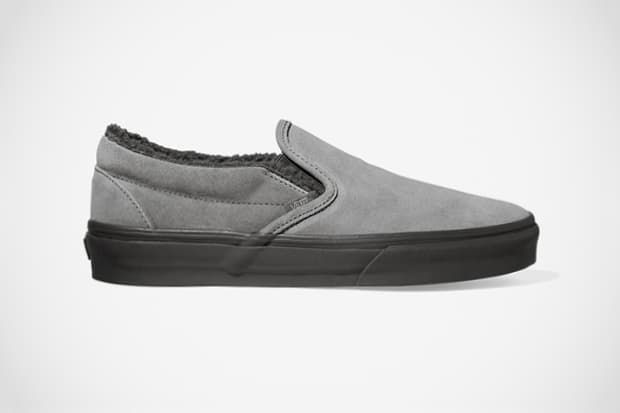 Vans sherpa lined slip ons Clearance