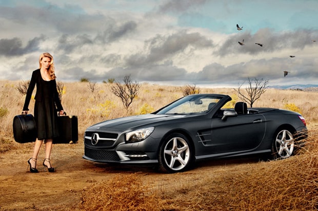 Mercedes-Benz SL Roadster 2012 x Лара Стоун: за кулисами Calvin Klein