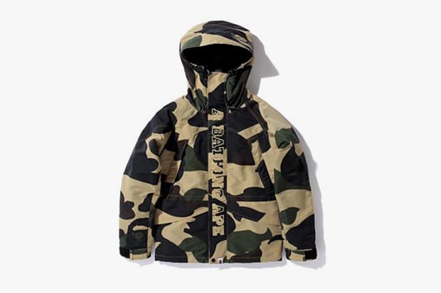 Bape 1st camo snowboard jacket hot sale