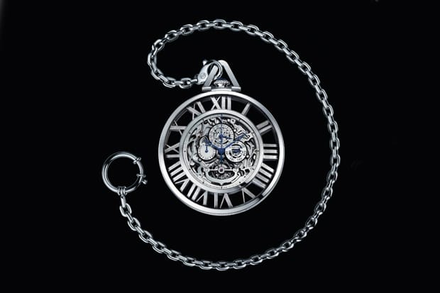 Cartier Skeleton Pocket Watch Hypebeast