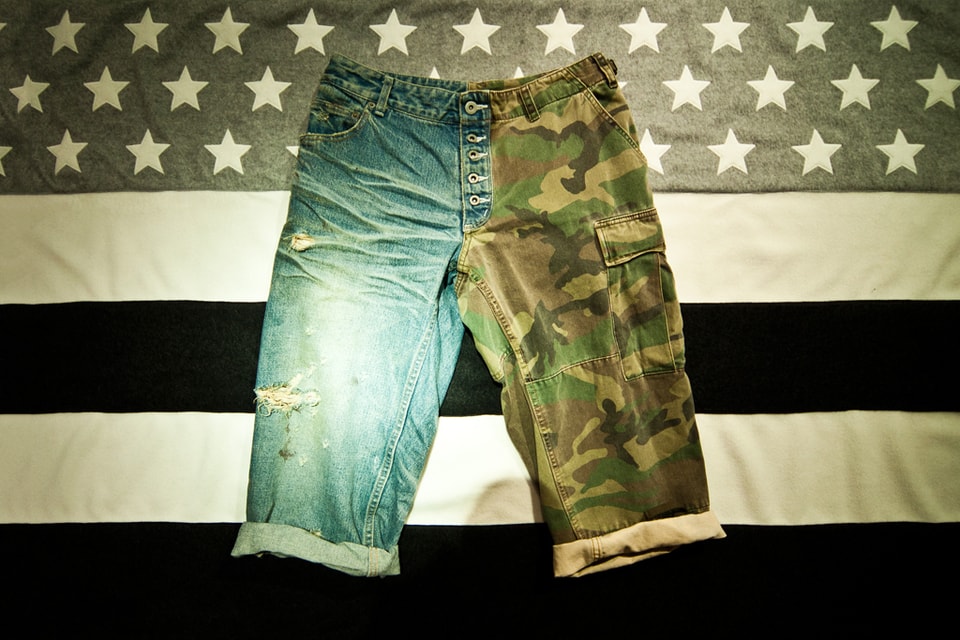 .efiLevol Cargo/Denim Shorts HYPEBEAST