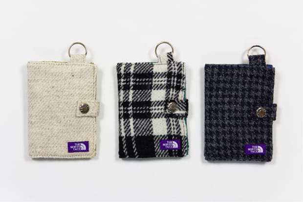 nanamica x THE NORTH FACE PURPLE LABEL Harris Tweed Wallet | Hypebeast