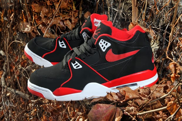 Nike air flight 2024 89 black and red