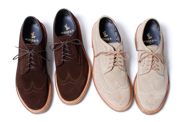 nonnative x Regal GORE-TEX 2L Cow Suede Dweller Wingtips | Hypebeast