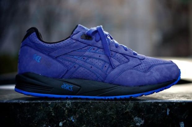 Asics gel saga on sale bleu