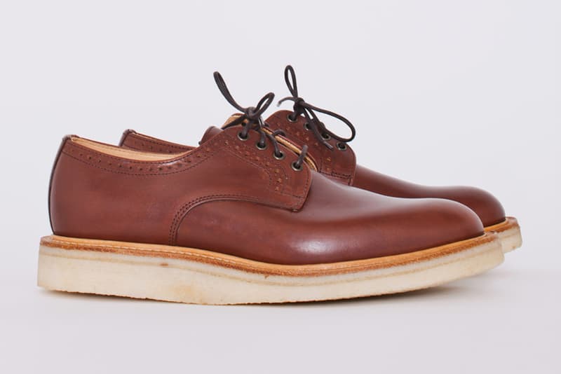 Très Bien Shop x Mark McNairy Punched Quarter Waxy Tan Derby | Hypebeast