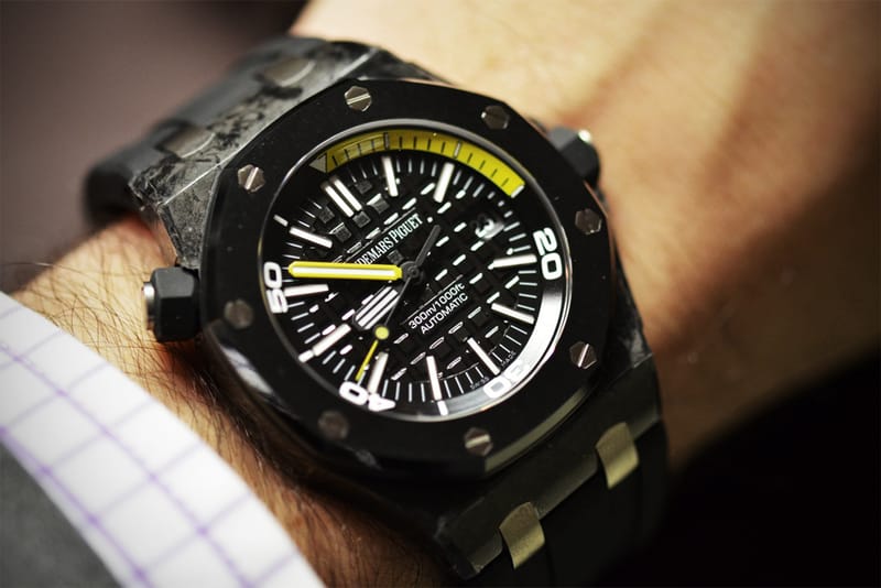 Audemars piguet diver black hot sale