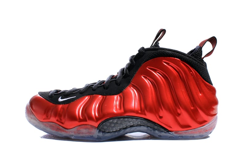 Nike foamposite shop one metallic red