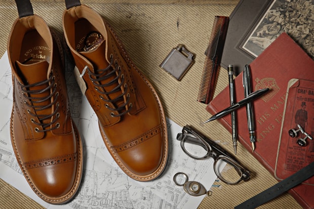 Tricker’s for End Hunting Co. Burnished Toe Cap Brogue & Boot | Hypebeast