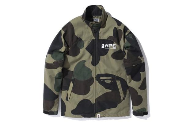 A Bathing Ape GIANT 1ST CAMO RAIN JACKET | Hypebeast