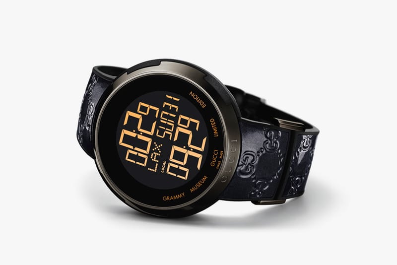 Gucci digital watch outlet grammy edition