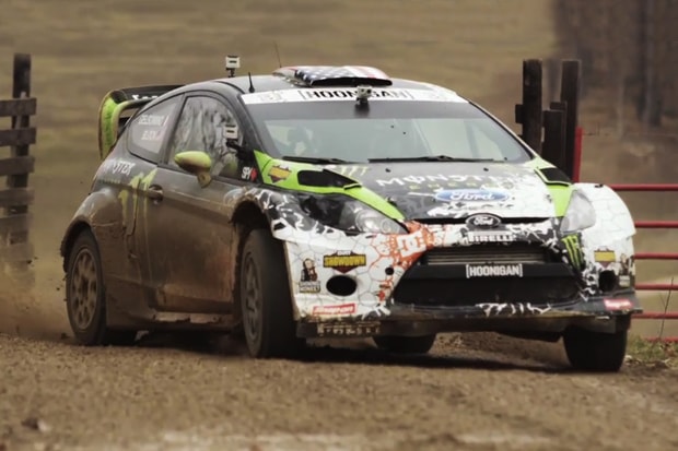 Кен Блок тестирует Ford Fiesta на ранчо Sayers Brook Bison