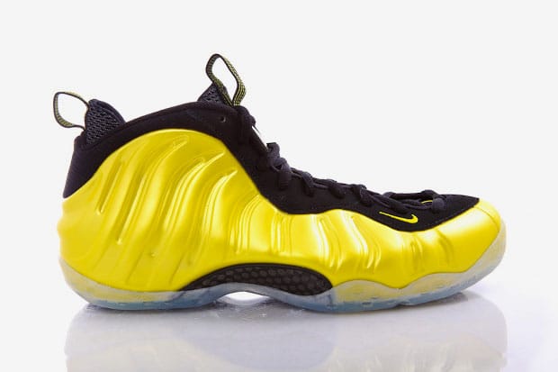 Air foamposite yellow on sale