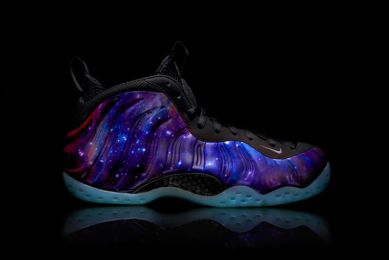 Nike air hot sale foamposite galaxy