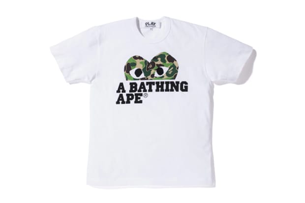 Bape x comme sale des garcons shirt