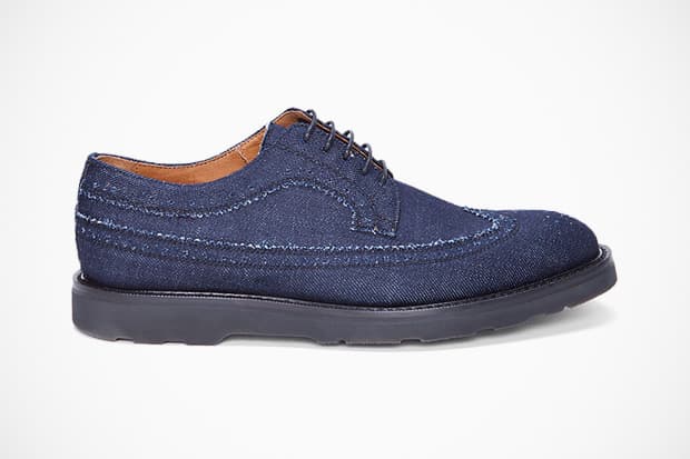 denim brogues