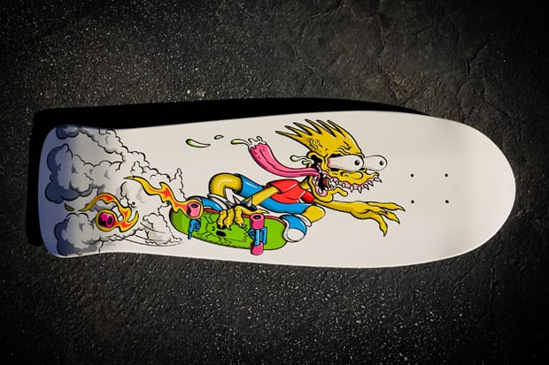 Santa Cruz x The Simpsons 500th Episode Bart Slasher Deck Hypebeast