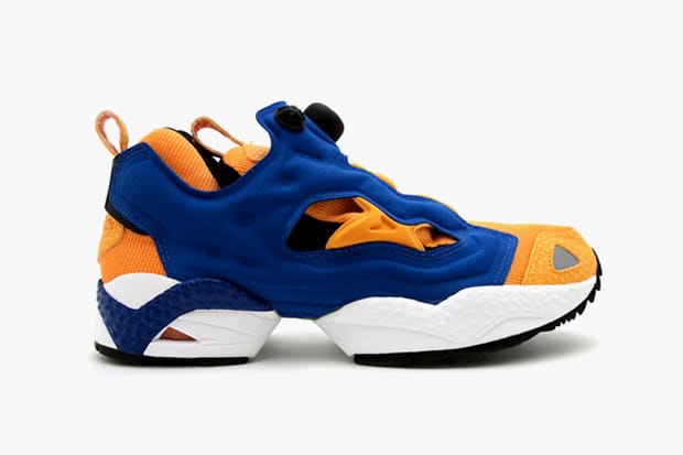 Reebok insta pump store fury orange blue