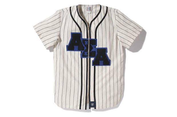 A Bathing Ape x Ebbets Field Flannels Baseball S/S Shirt | Hypebeast