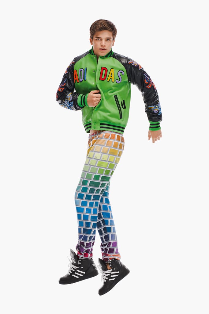 SS2012 Jeremy Scott x Adidas Globe Varsity Jacket – Alex