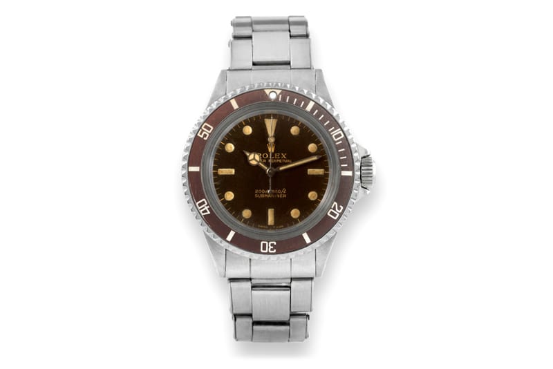 Rolex submariner hotsell tropical dial