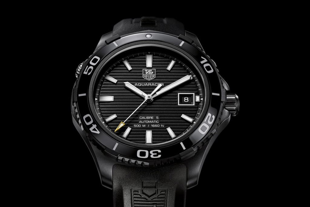 Керамические часы TAG Heuer Aquaracer 500M «Полный черный»