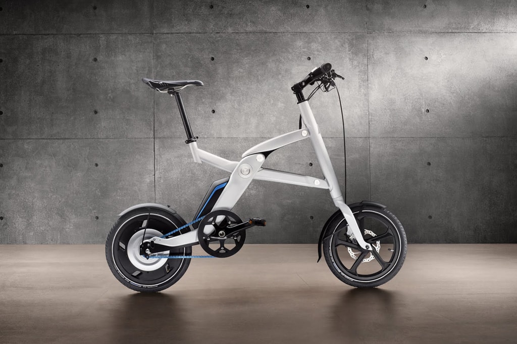 Складной электрический велосипед BMW i Pedelec, созданный для электромобиля BMW i3