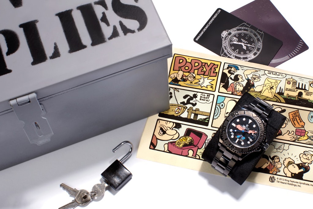 Часы Rolex Dr. Romanelli x Bamford Watch Division «Popeye vs Beetle Bailey»