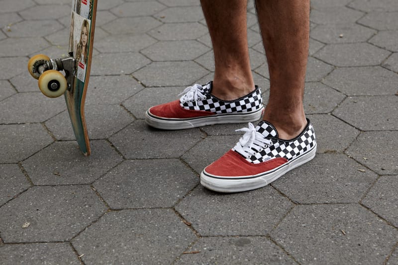 Checkerboard shop vans supreme