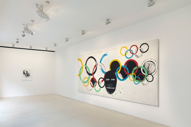 Энди Уорхол и Жан-Мишель Баския «Олимпийские кольца» @ Gagosian Gallery