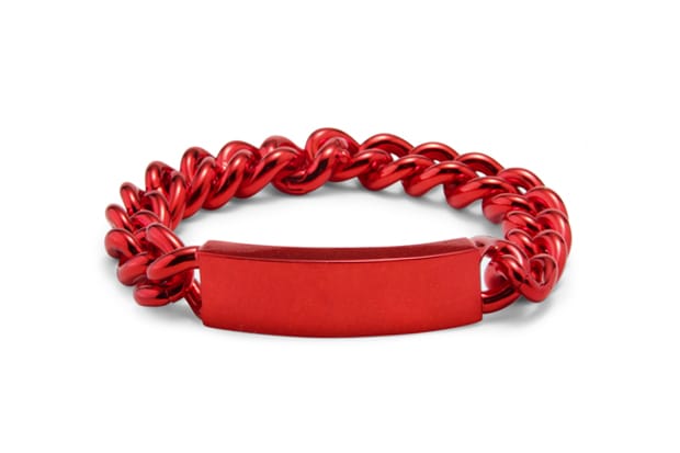 Maison Martin Margiela Red ID Bracelet | HYPEBEAST