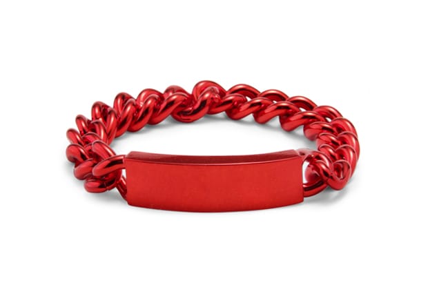 Maison Martin Margiela Red ID Bracelet | Hypebeast