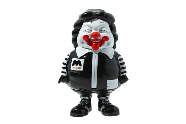 【SECRET BASE】Ron English Ron by Toy Art Vinyl Black McDonald Ronald Supersize MC Me Size English/Super その他