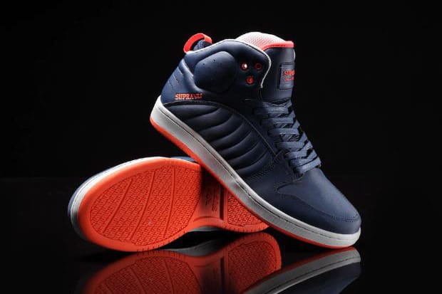 Supra skytop black outlet and orange