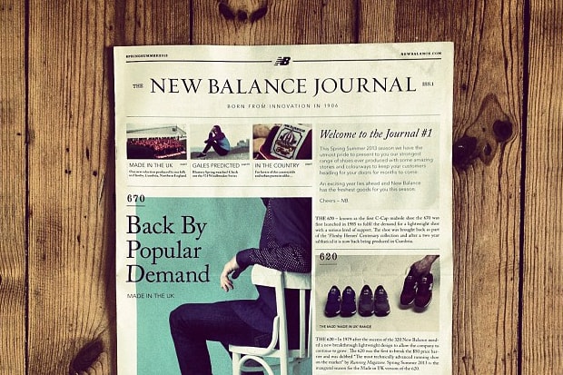 Журнал New Balance, выпуск 1