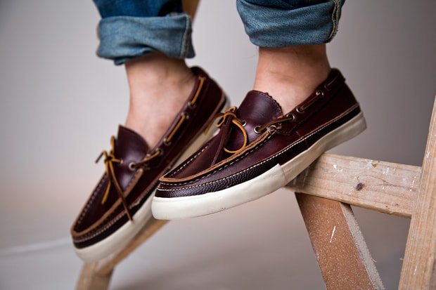 horween leather boat shoes
